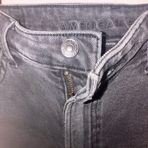 American Eagle Charcoal Stretch Jeans
